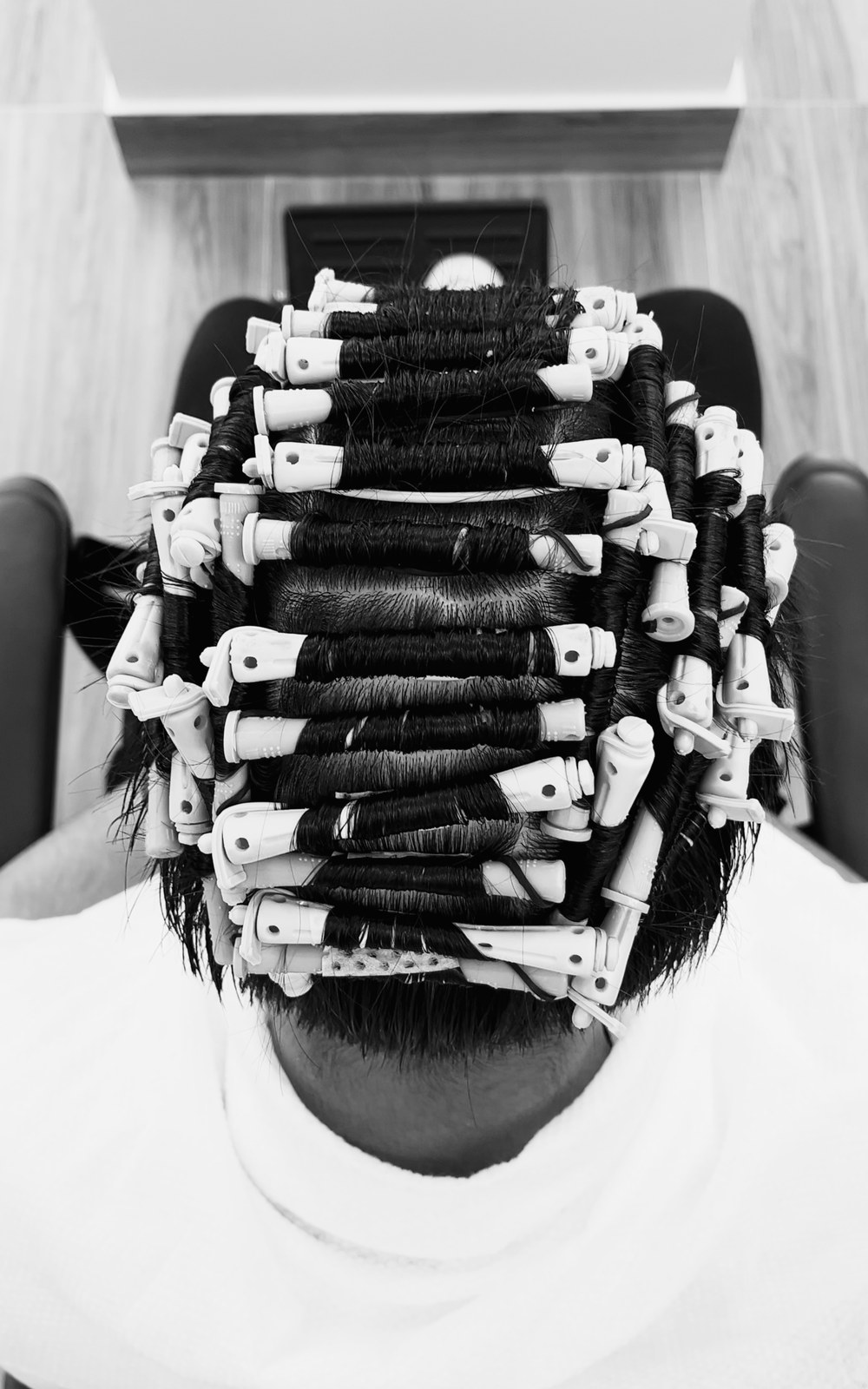 Hair before the perm